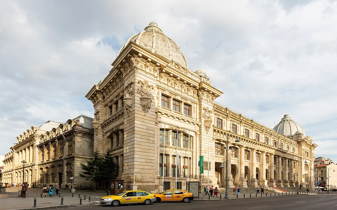 The former postal palace housing Bucharest’s National Museum of Romanian History.