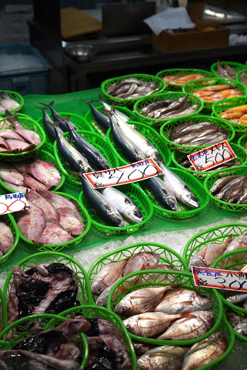 Omicho Market in Kanazawa